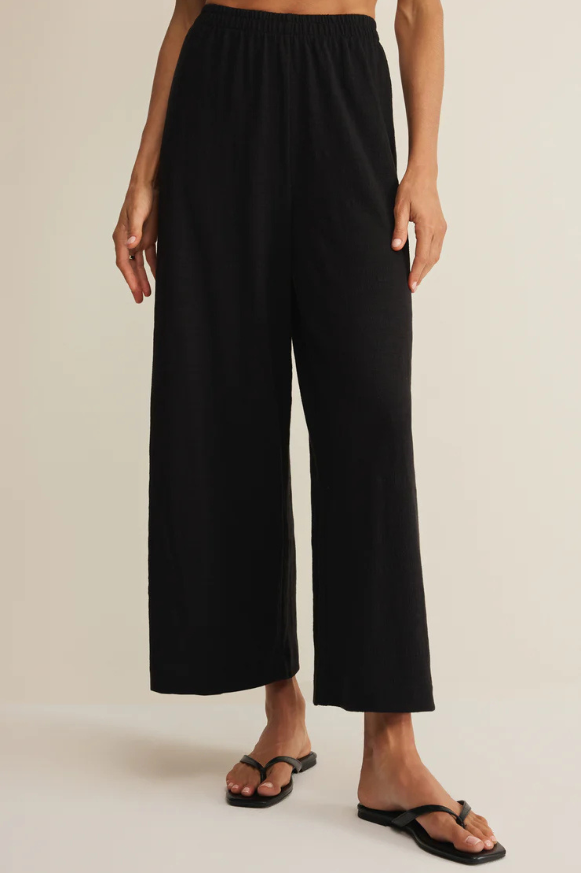 Z Supply Scout Textured Slub Pant - Black