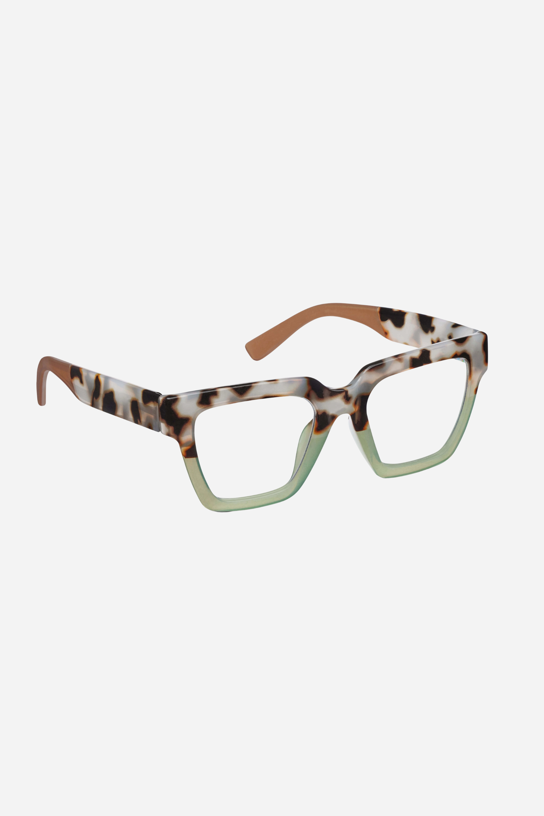 Peepers - Take A Bow Blue Light Glasses - Chai Tortoise
