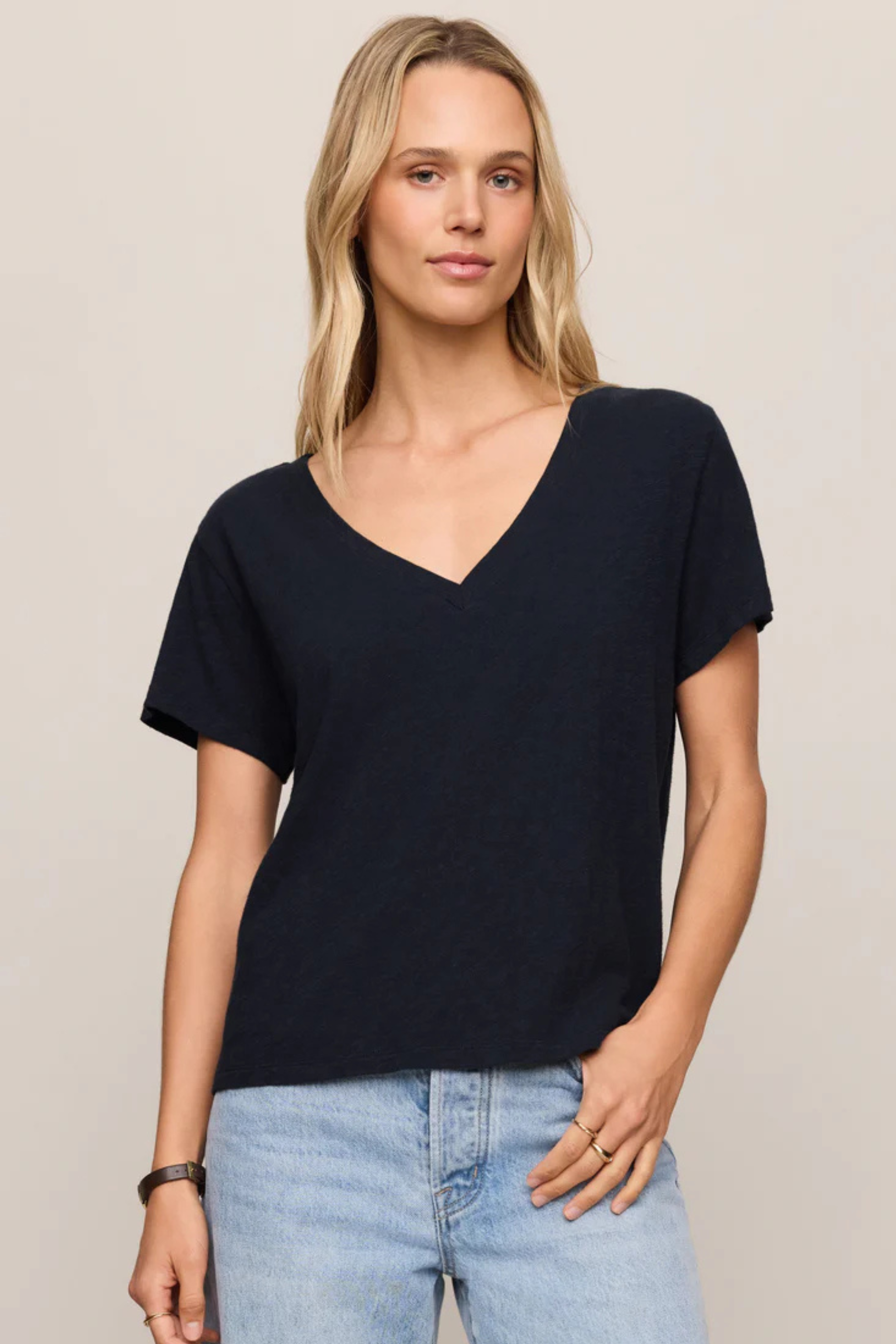 Z Supply Nomad V Neck Tee - Eclipse
