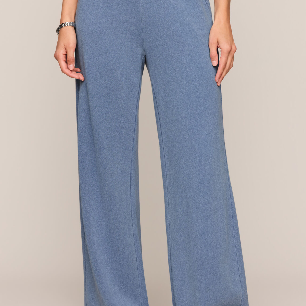 Z Supply Hunter Knit Denim Pant - Santorini Indigo