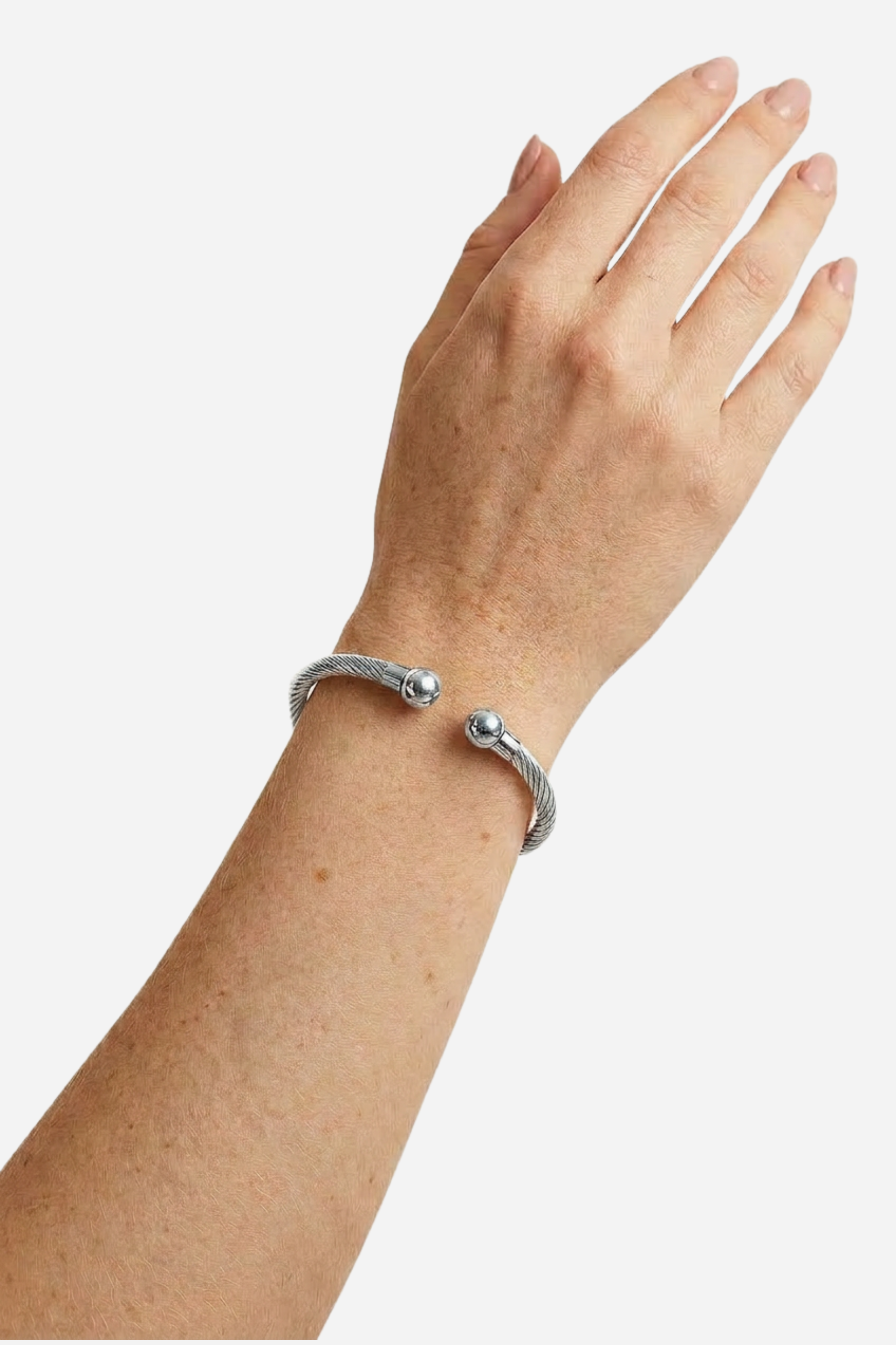 18K Zoe Cuff Bracelet - Silver