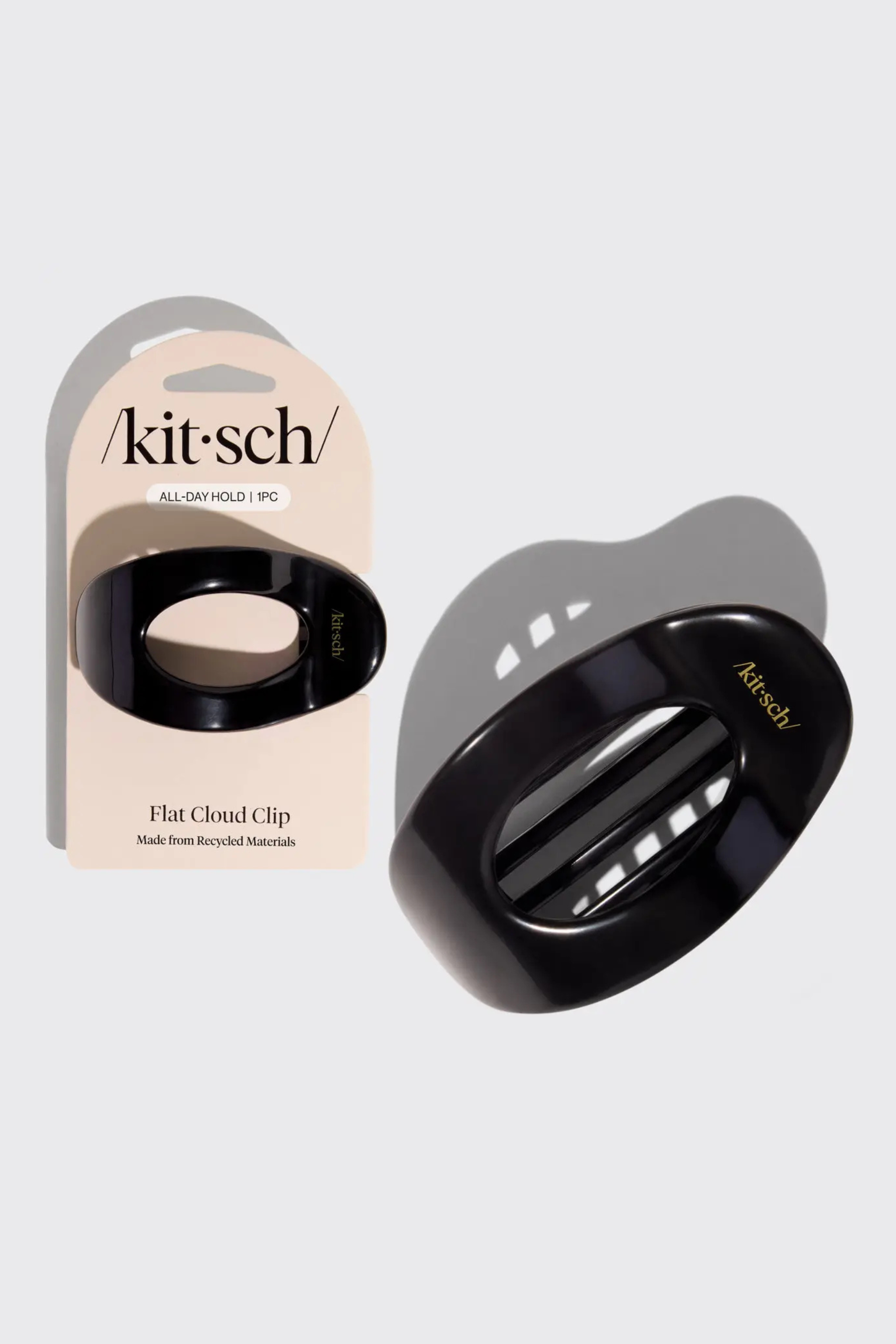 KITSCH - Black Flat Cloud Clip - Medium