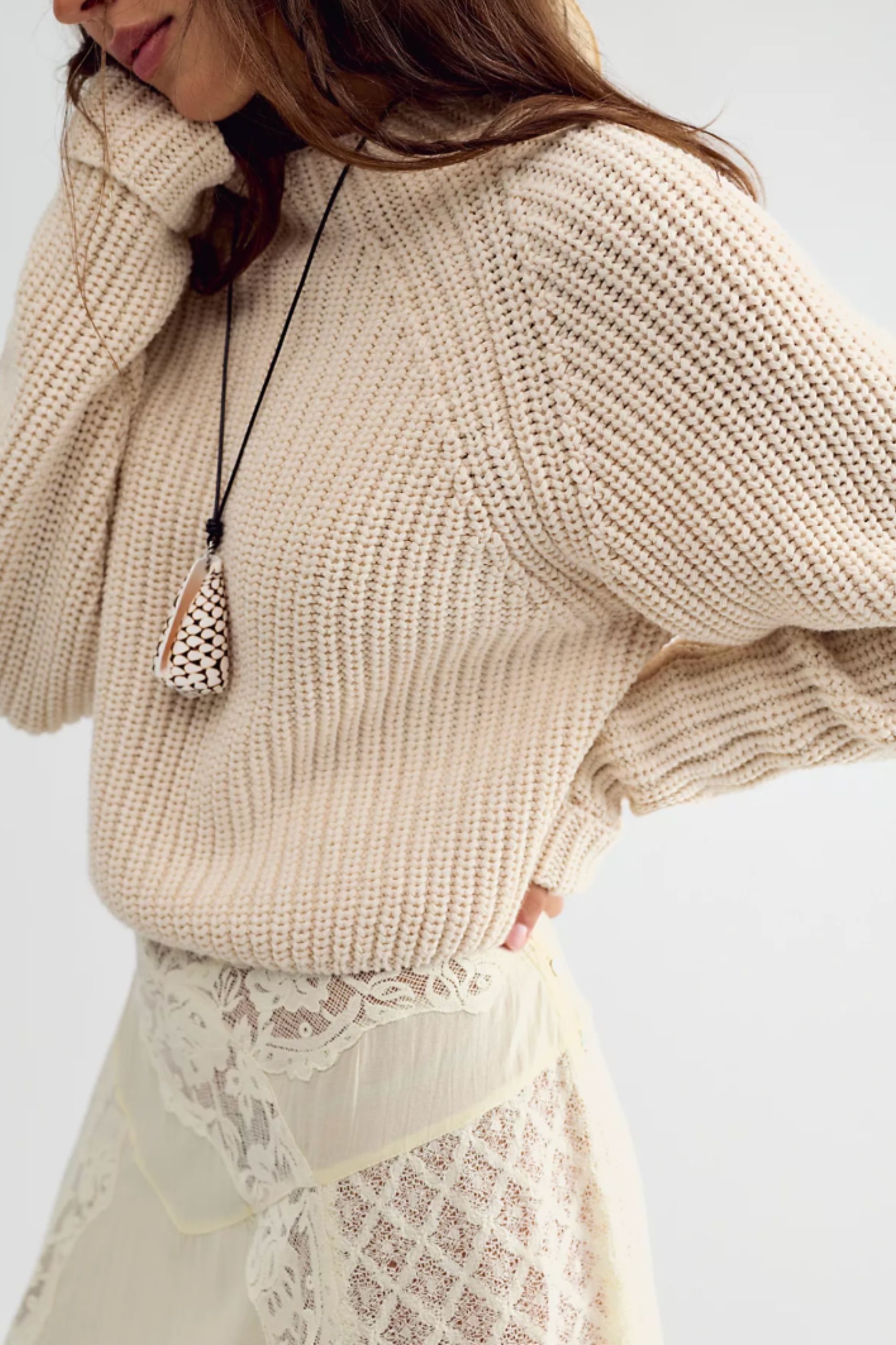 Free People - Low Tide Pullover - Marshmallow