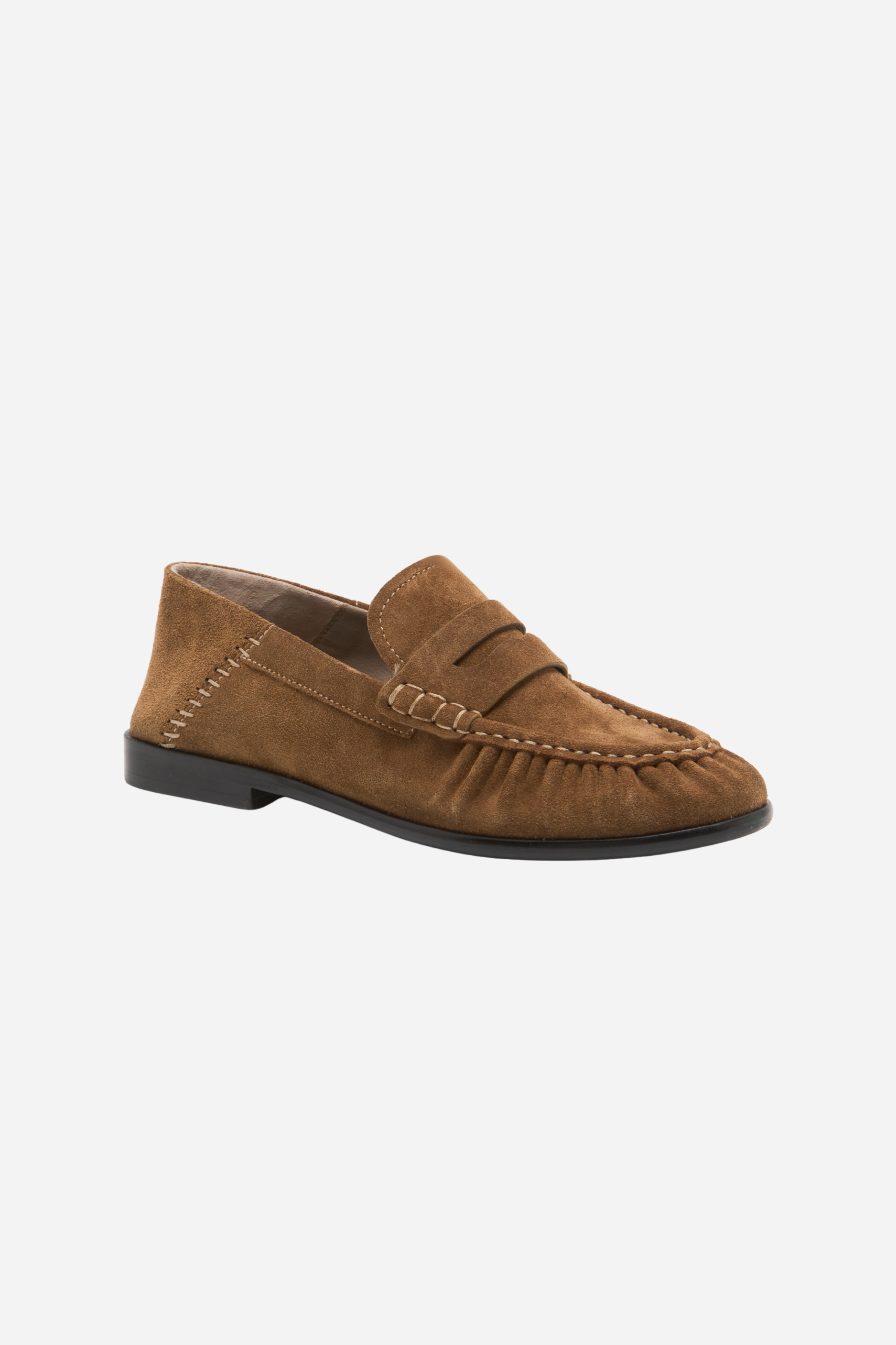 Free People - Carry On Loafer - Tobacco Oiled Suede