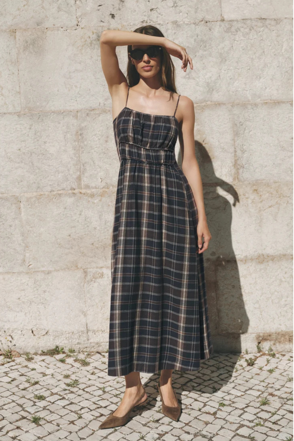 Z Supply - Evermore Plaid Midi Dress