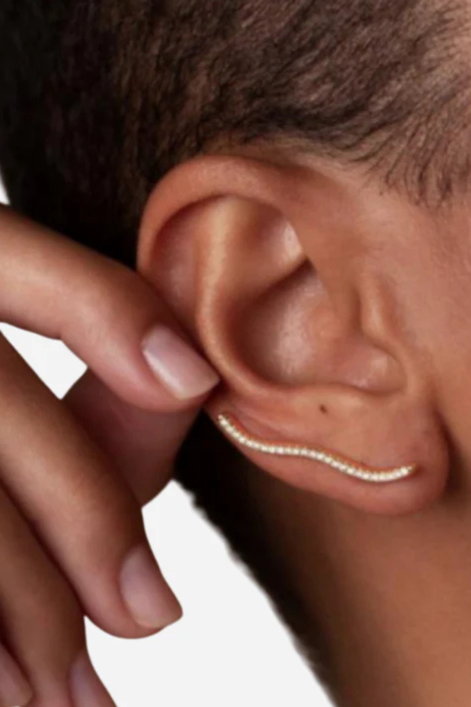 18K Diamond Crawler Earrings