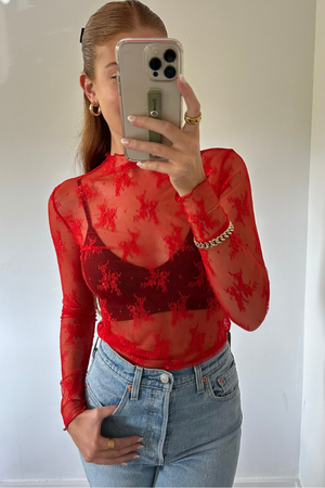 Floral Lace Top