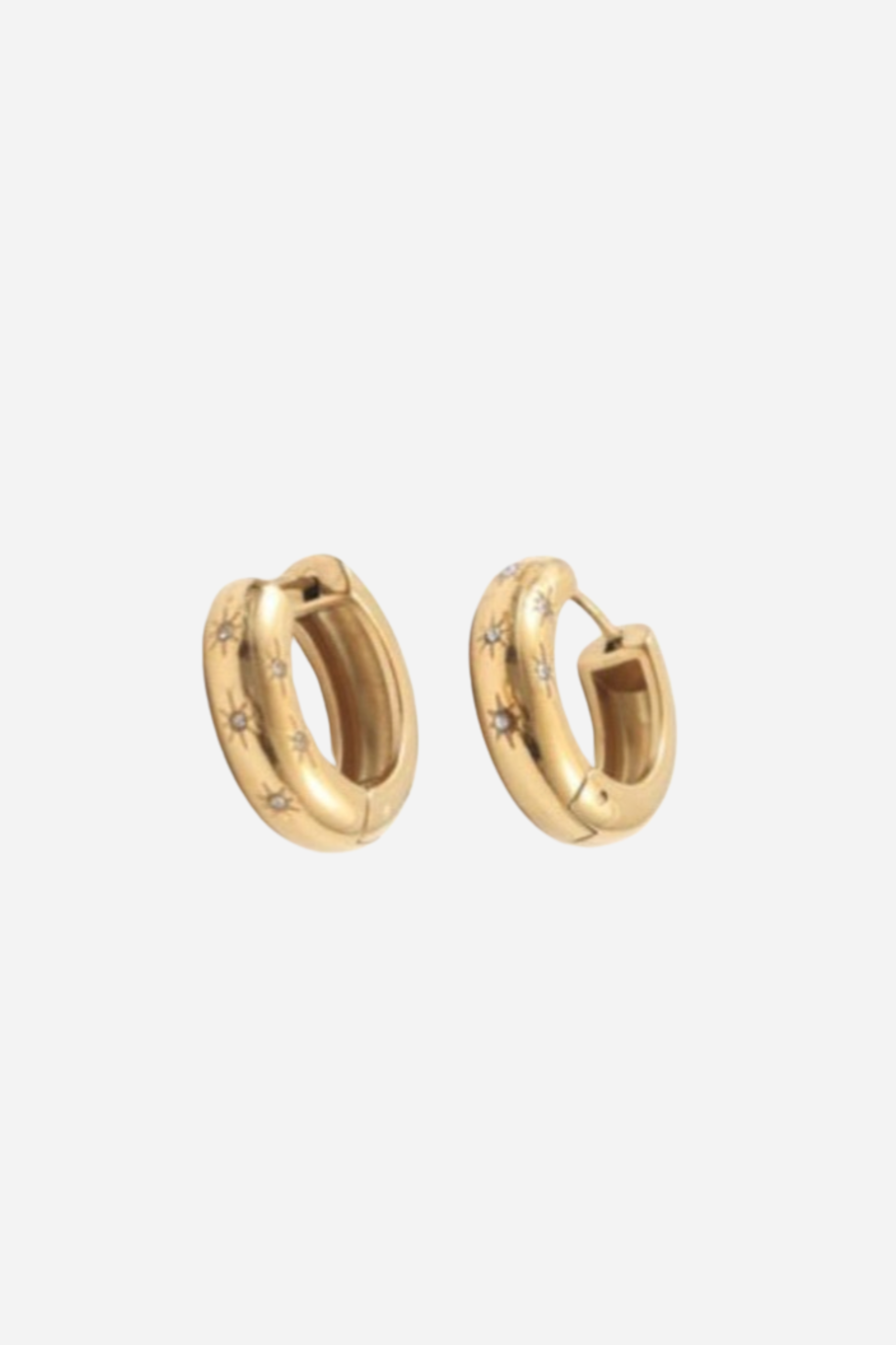 18K Riley Hoop Earrings