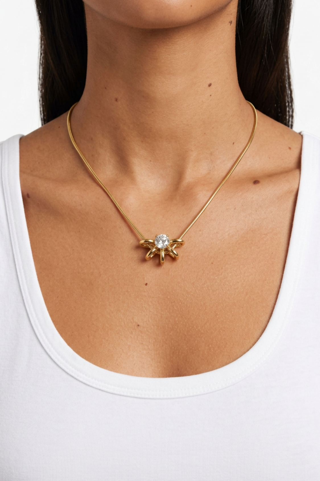 18K Ellie Diamond Necklace