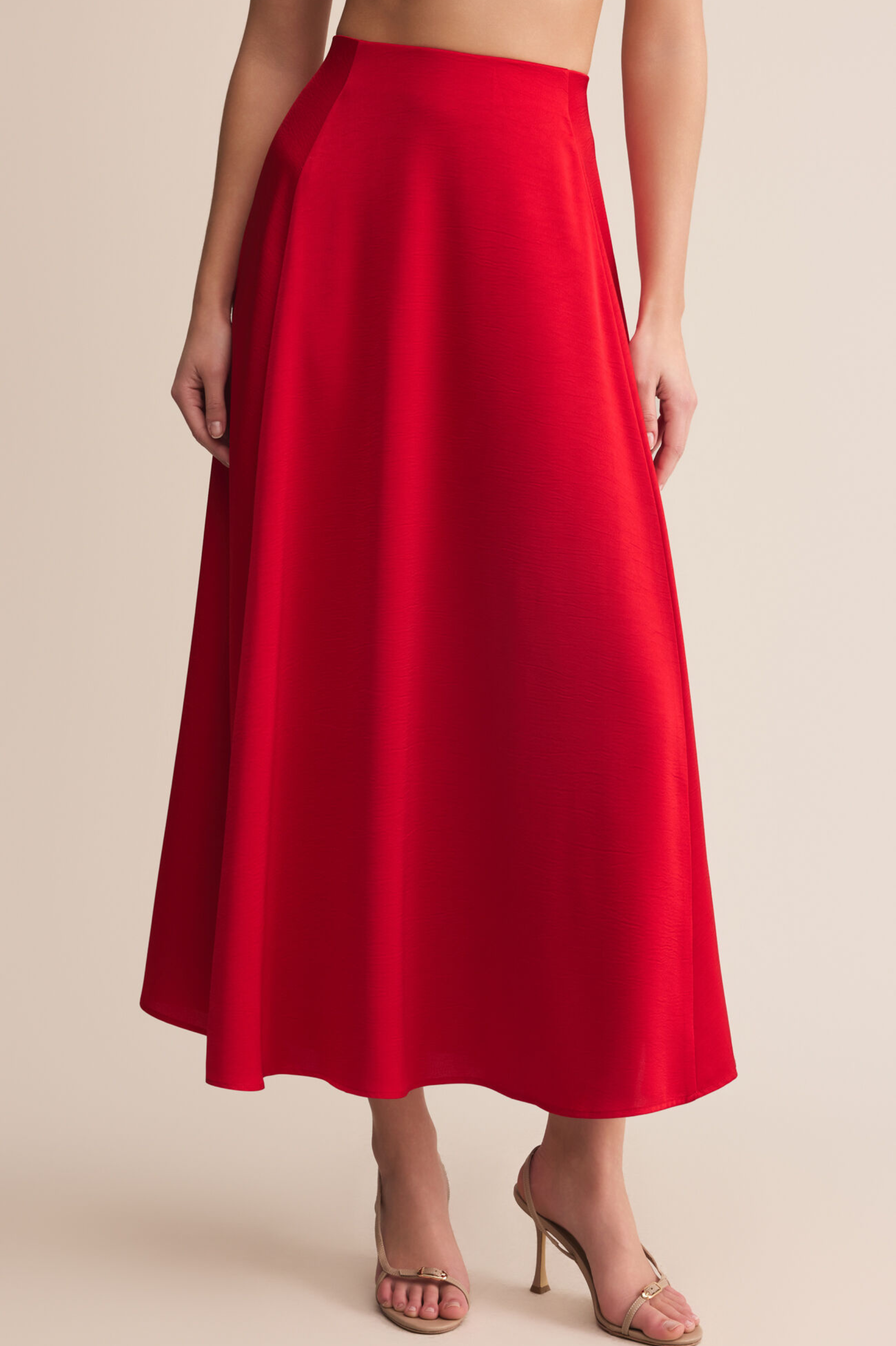 Z Supply Northpointe Midi Skirt - Red