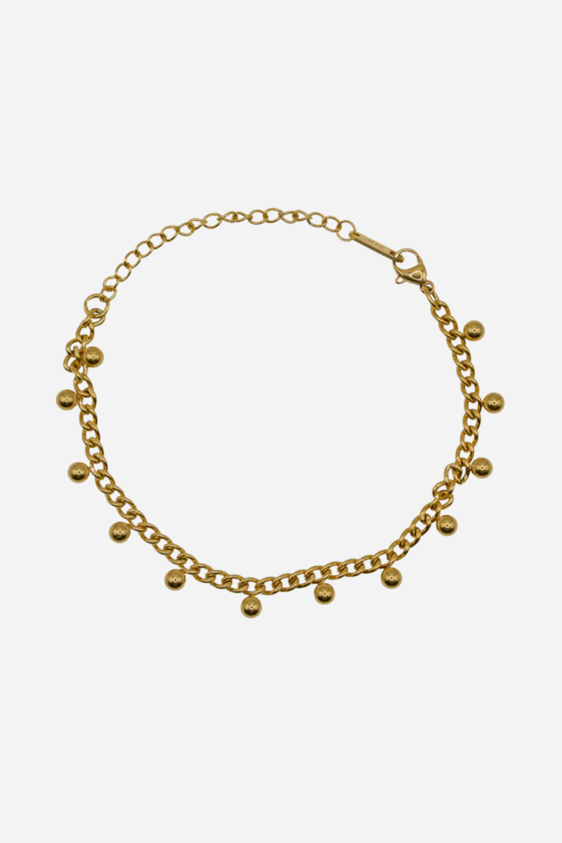 18K Leia Beaded Chain Bracelet