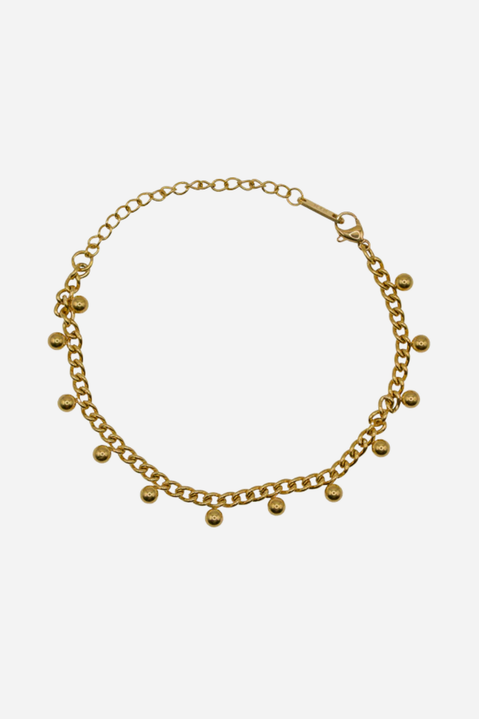 18K Leia Beaded Chain Bracelet