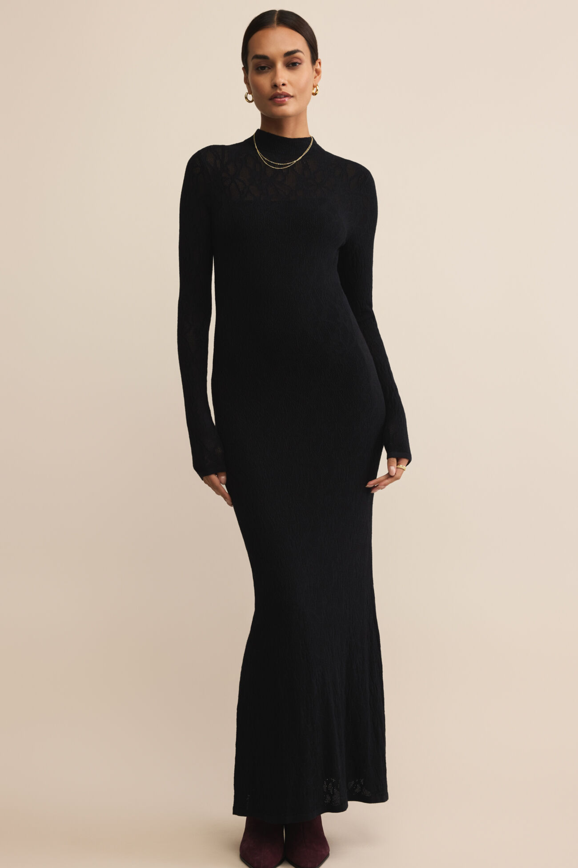 Z Supply Aden Mesh Sweater Dress