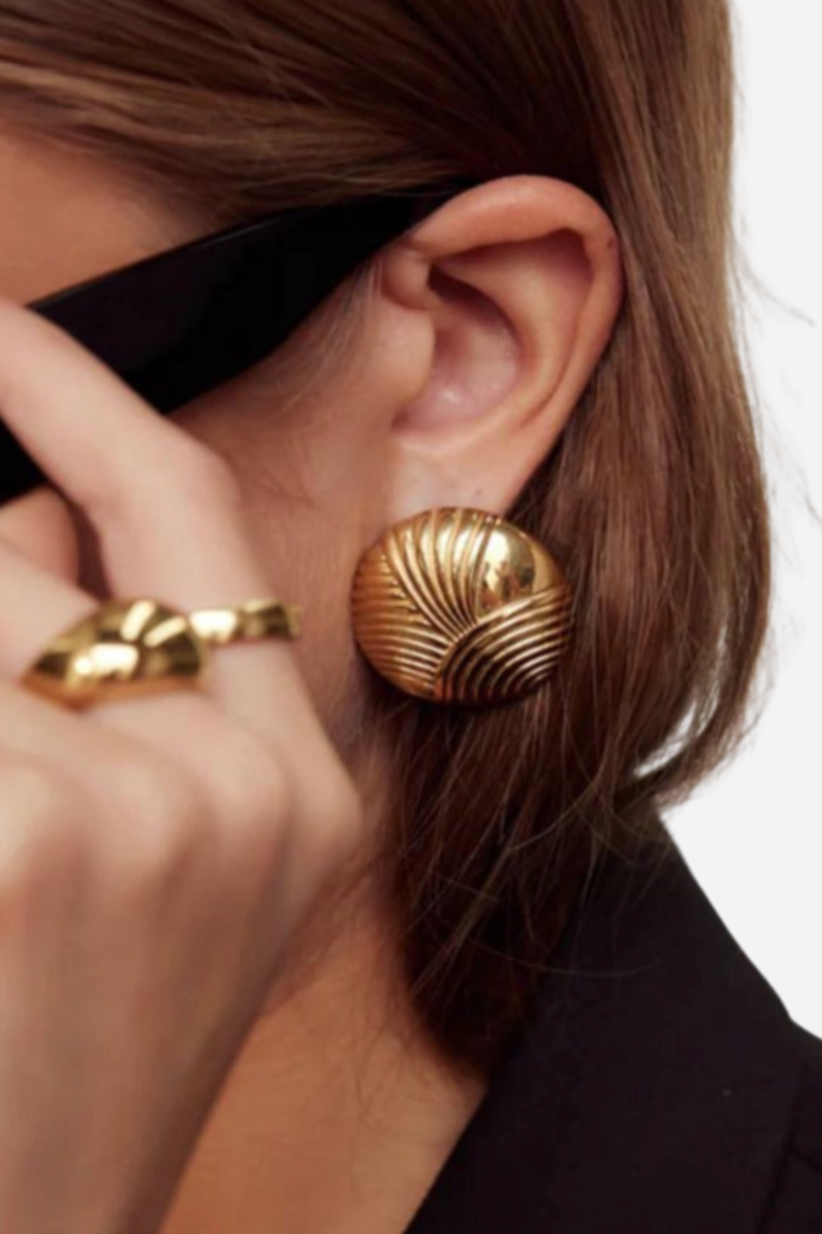 18K Ruby Statement Earrings