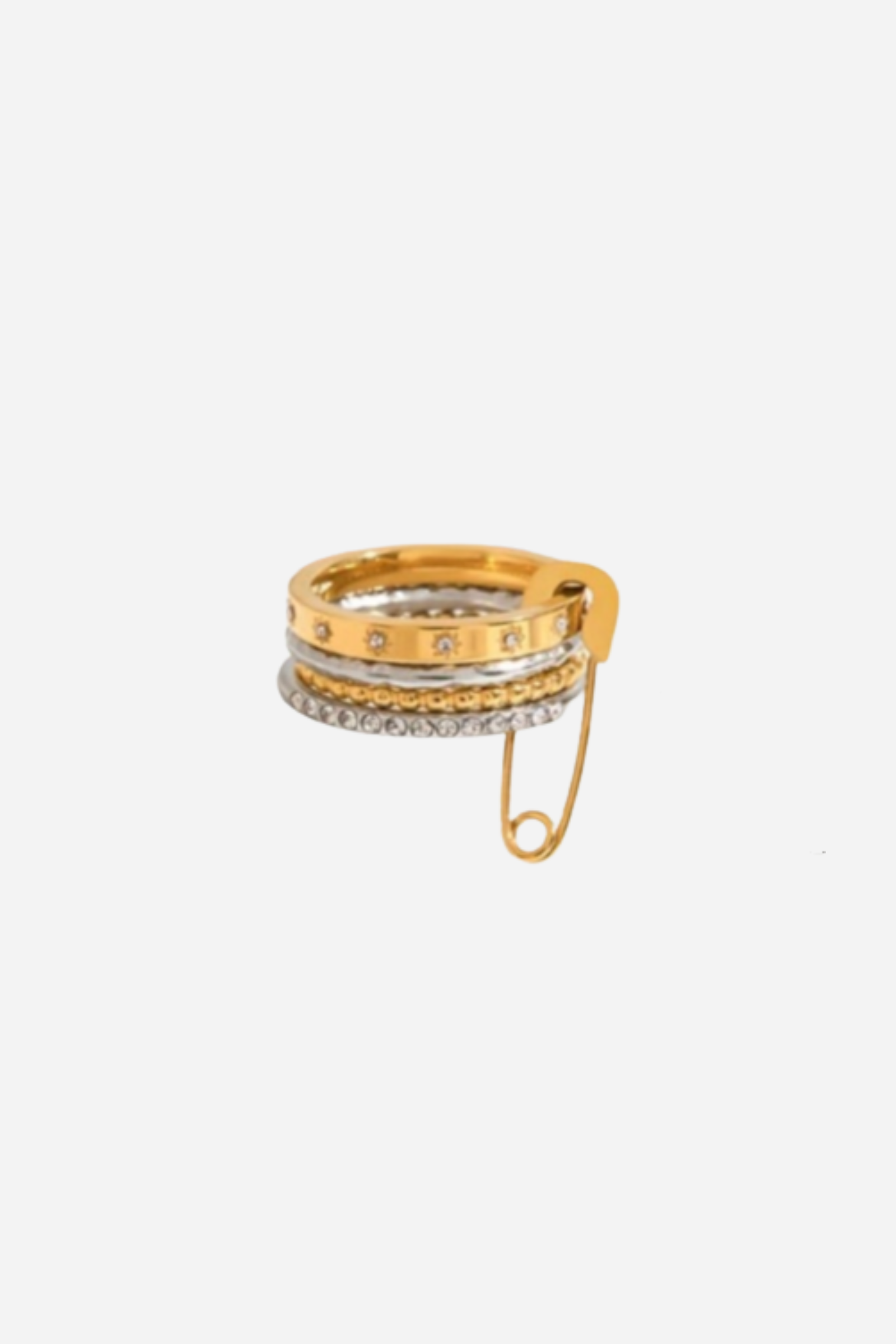 18K Rosalie Stacked Ring