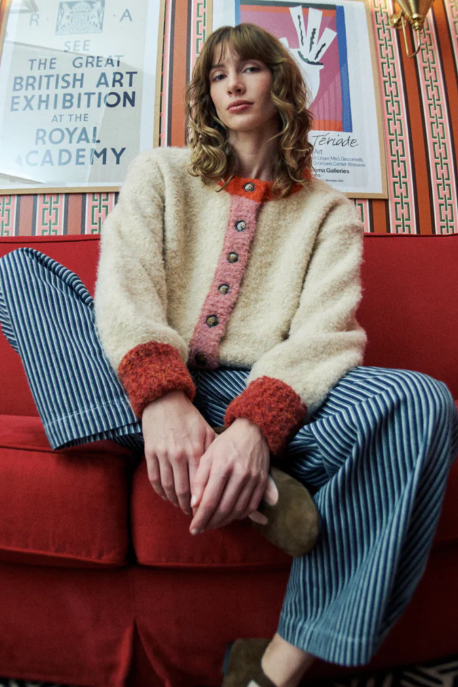 FRNCH Cyclamen Cardigan