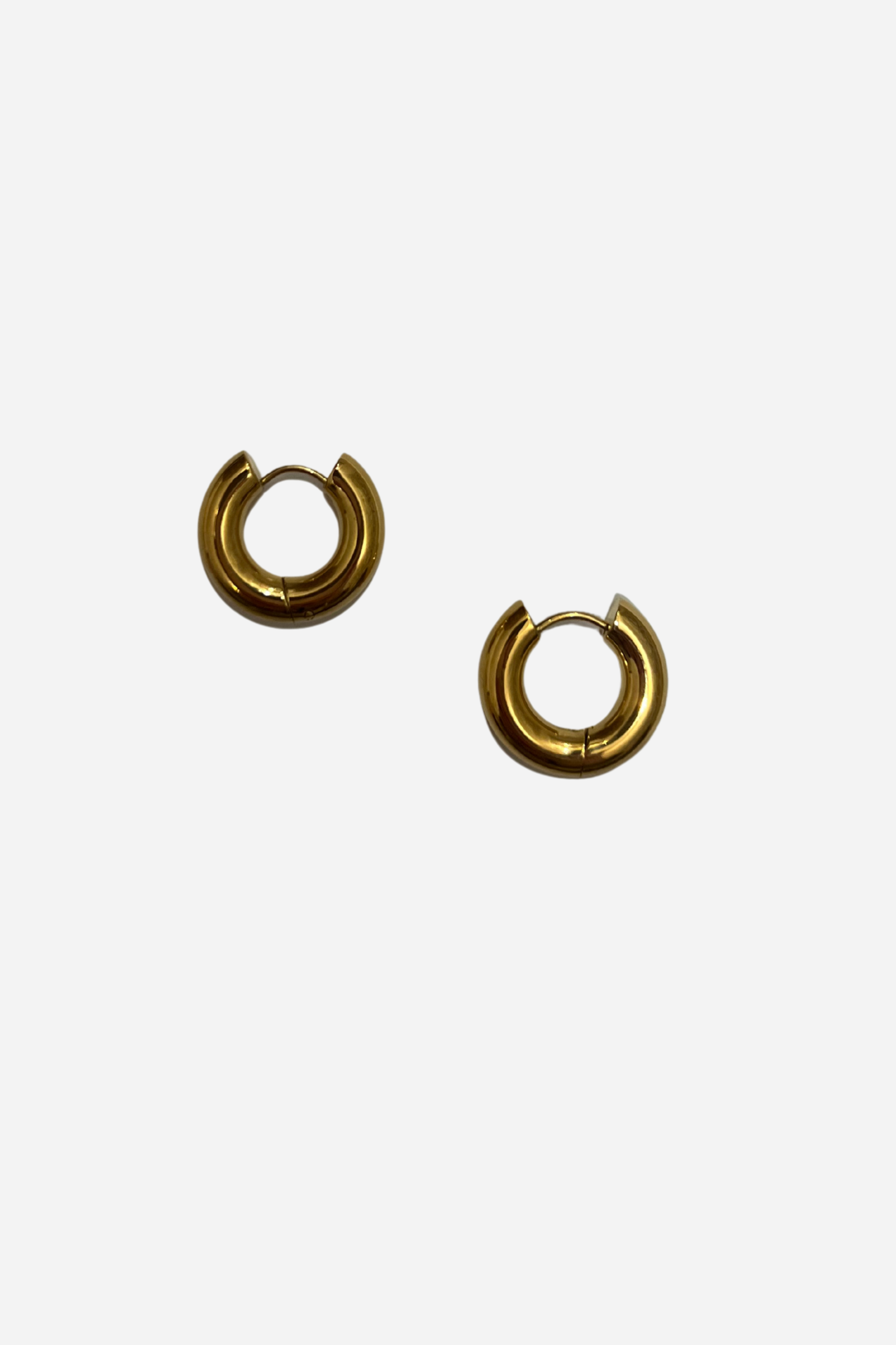 18K Daisy Hoop Earring