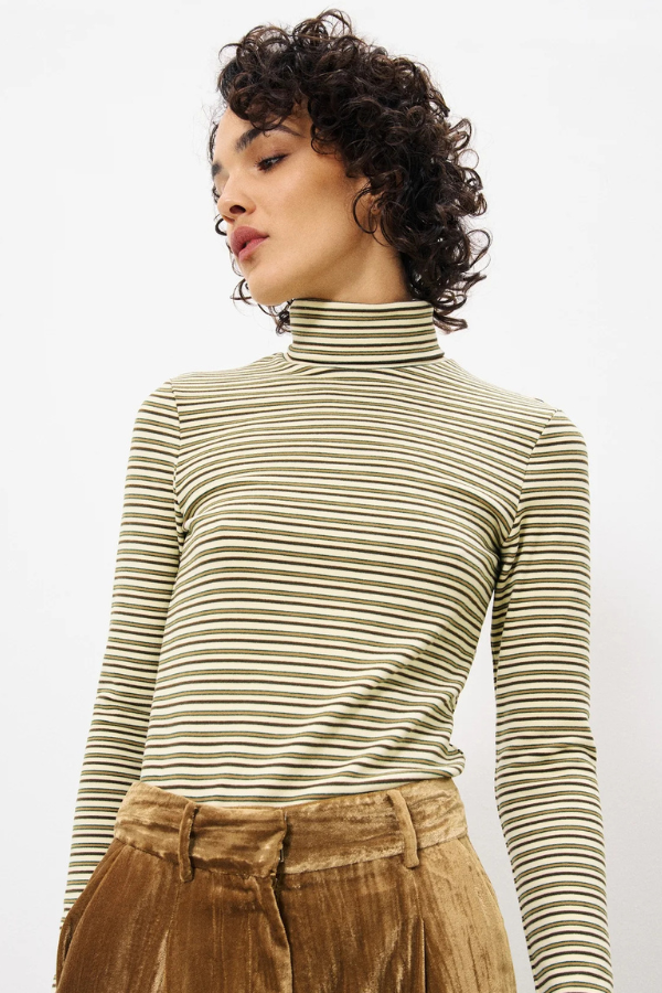 FRNCH Carmelite Knitted Top