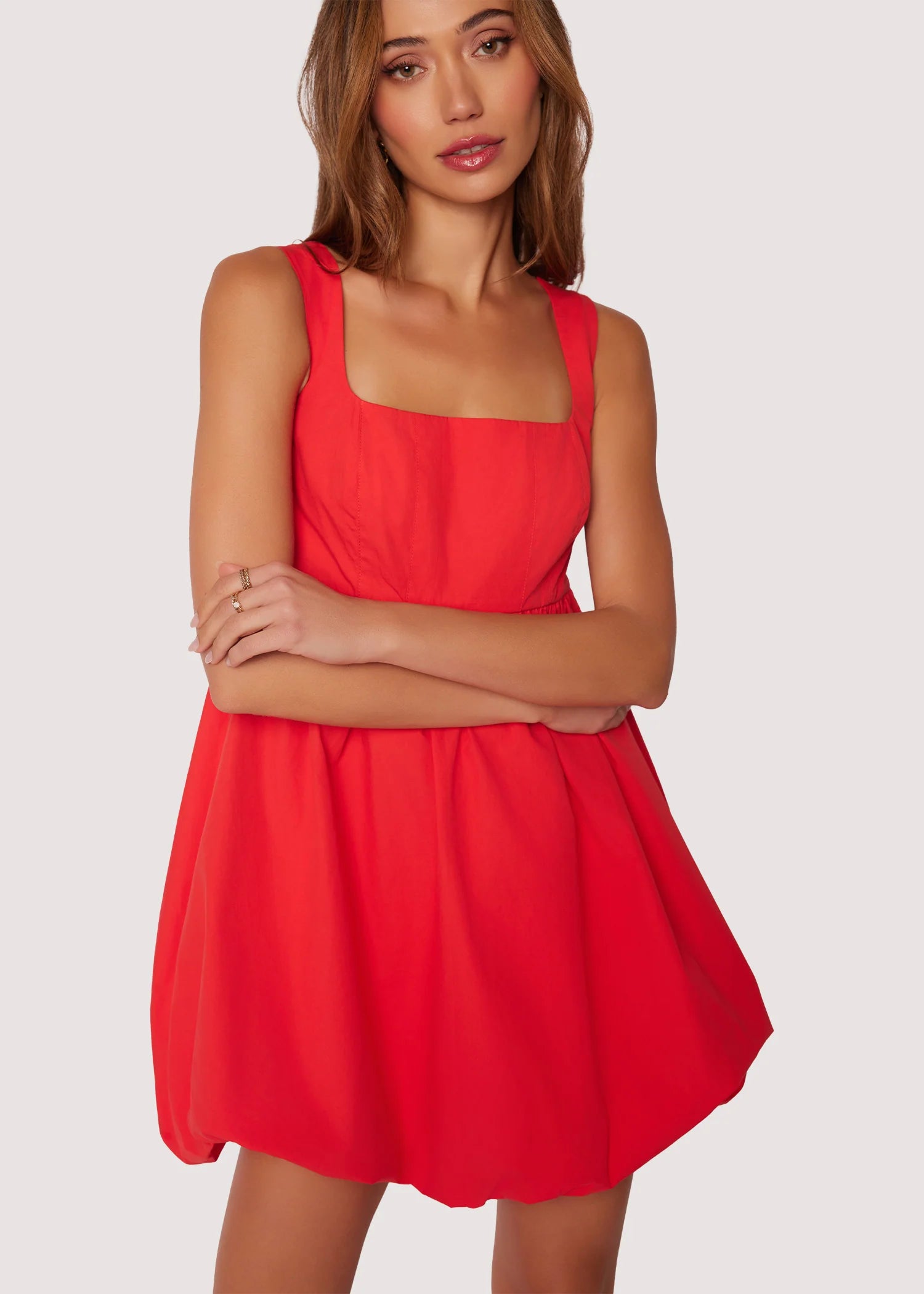 Regal Rose Mini Dress