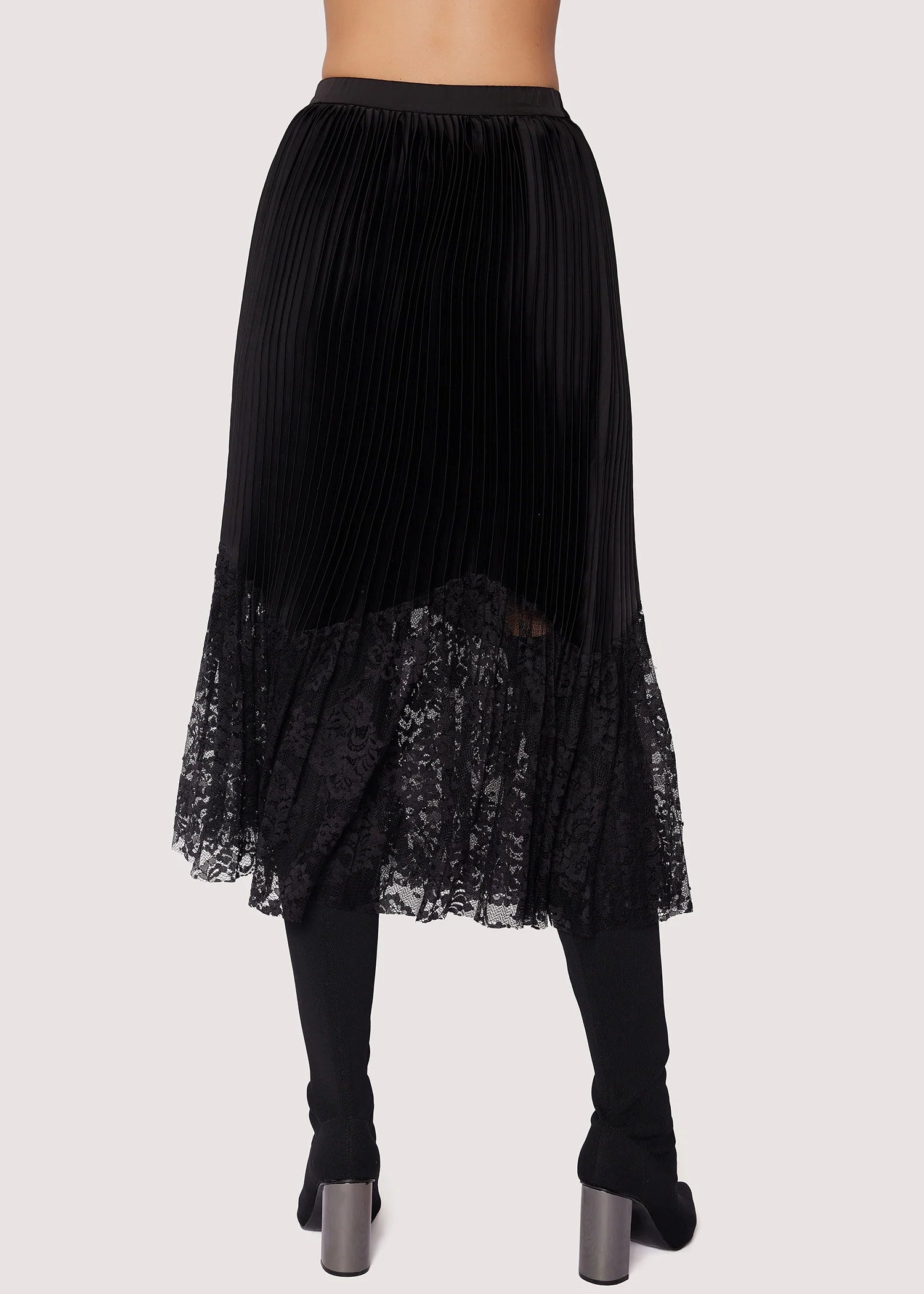 Genesis Pleated Midi Skirt