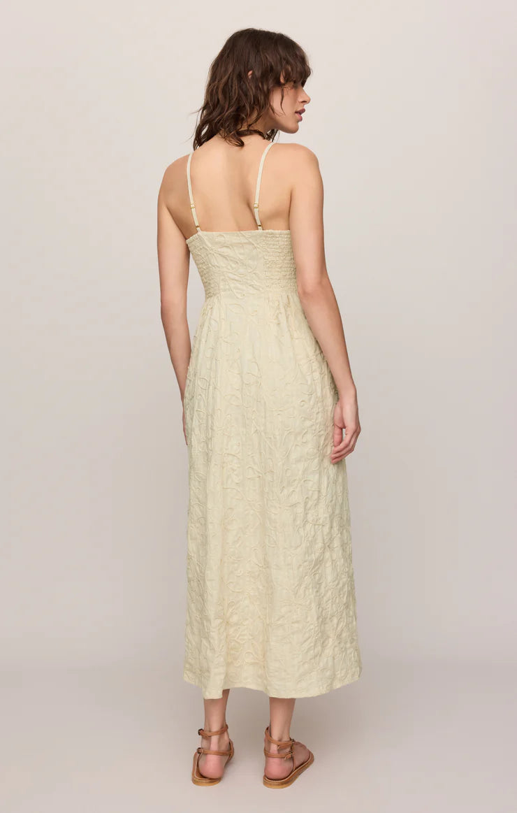 Z Supply Angel Eyes Midi Dress - Champagne