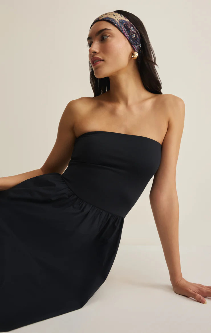 Z Supply Sunsought Strapless Midi Dress