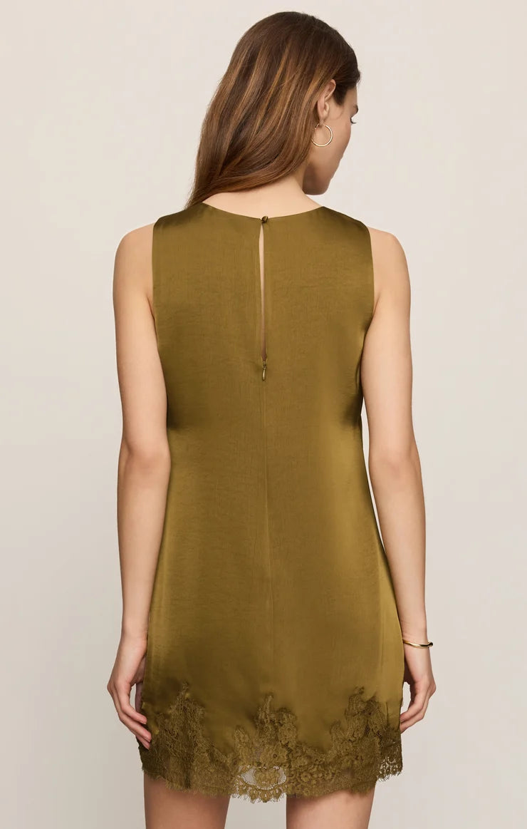 Z Supply - Meadow Muse Lace Mini Dress - Golden Sage