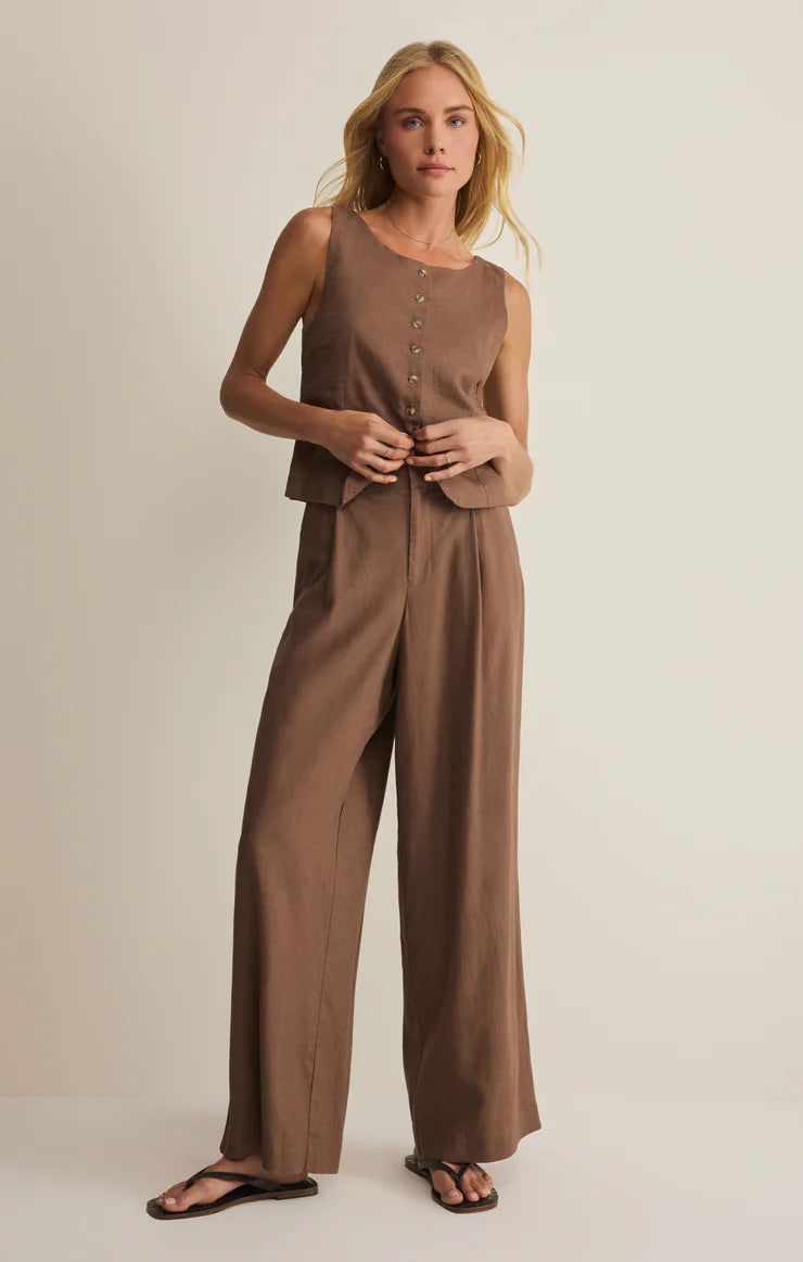 Z Supply Overlook Linen Pant - Palo Santo