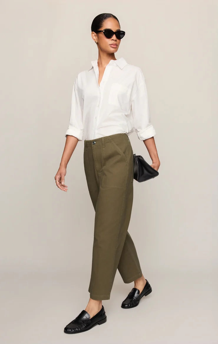 Z Supply - Colman Bowed Utility Pant - Golden Olive