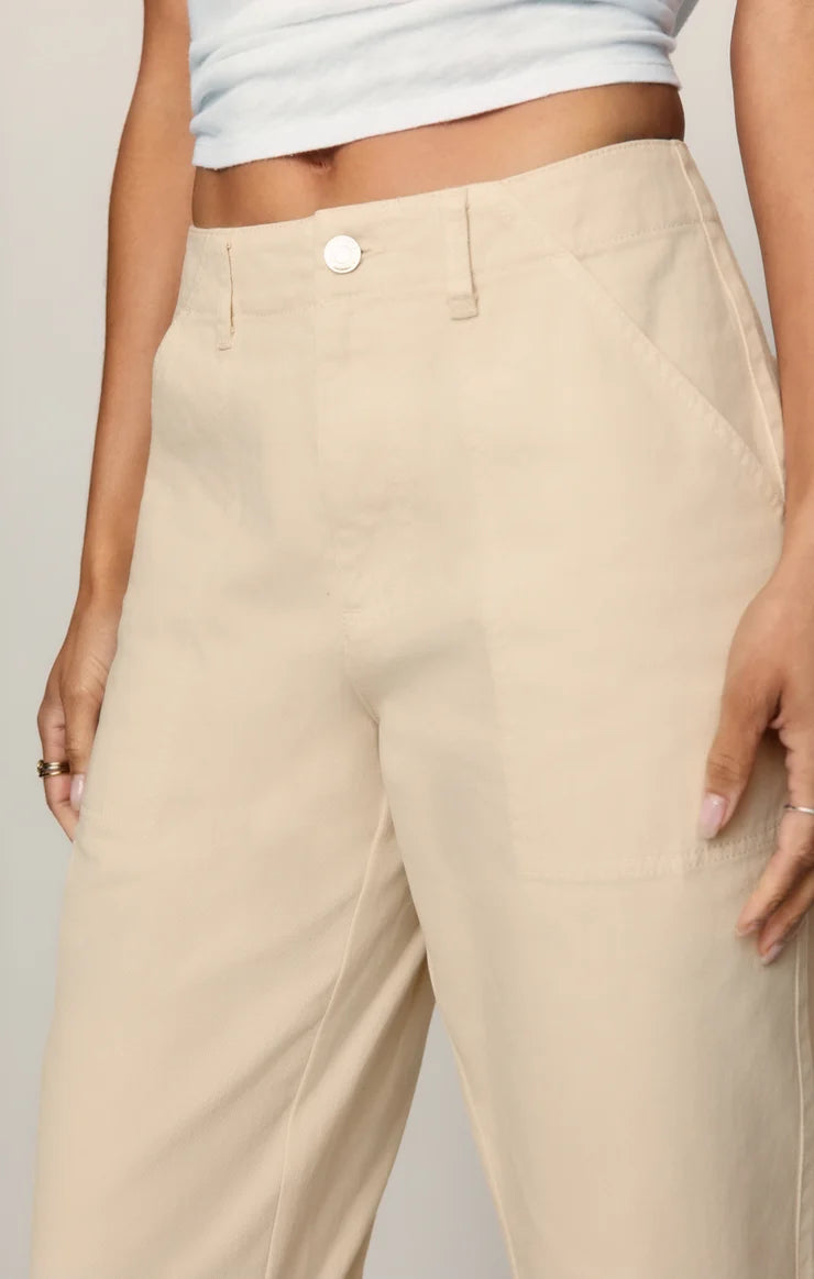 Z Supply - Colman Bowed Utility Pant - Soft Ecru