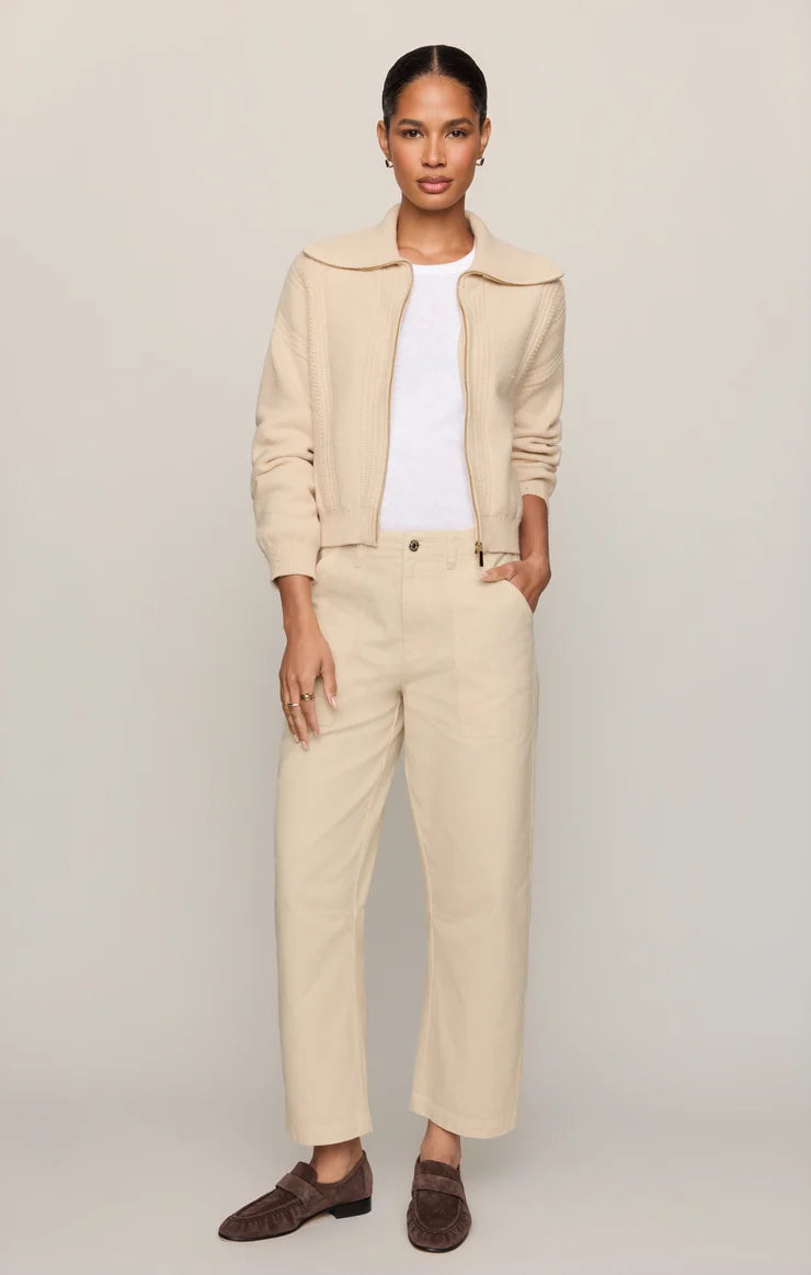 Z Supply - Colman Bowed Utility Pant - Soft Ecru