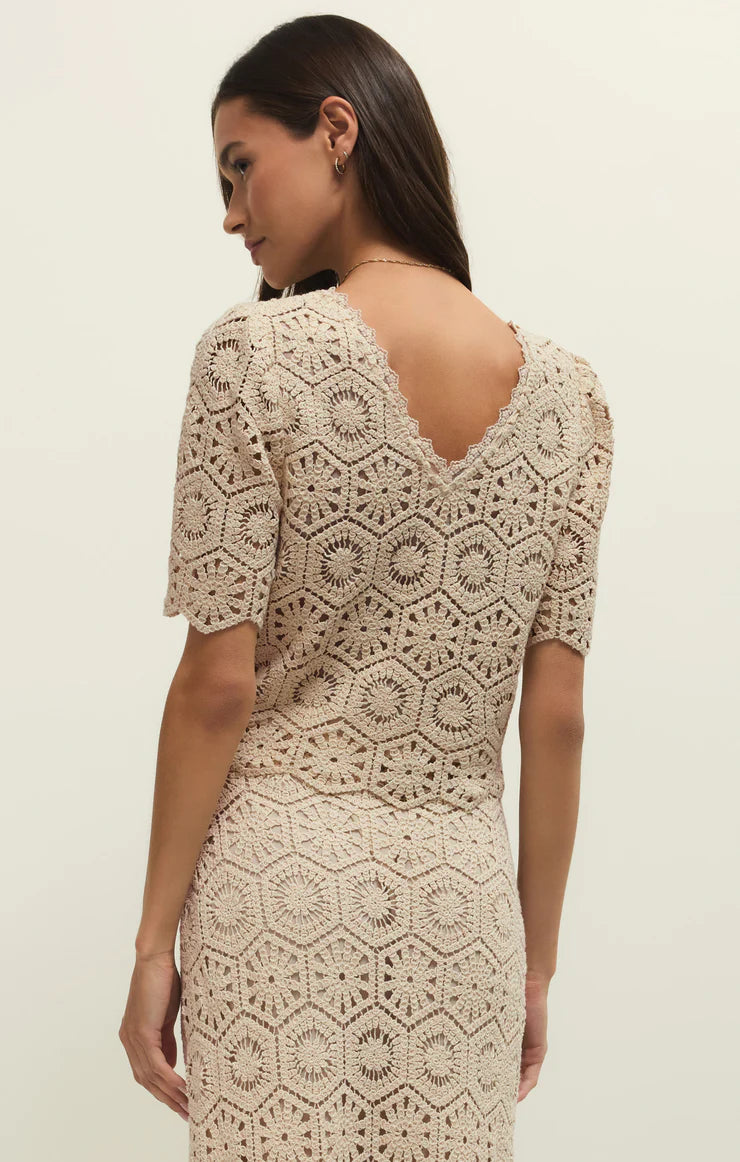 Z Supply Raquel Lace Top