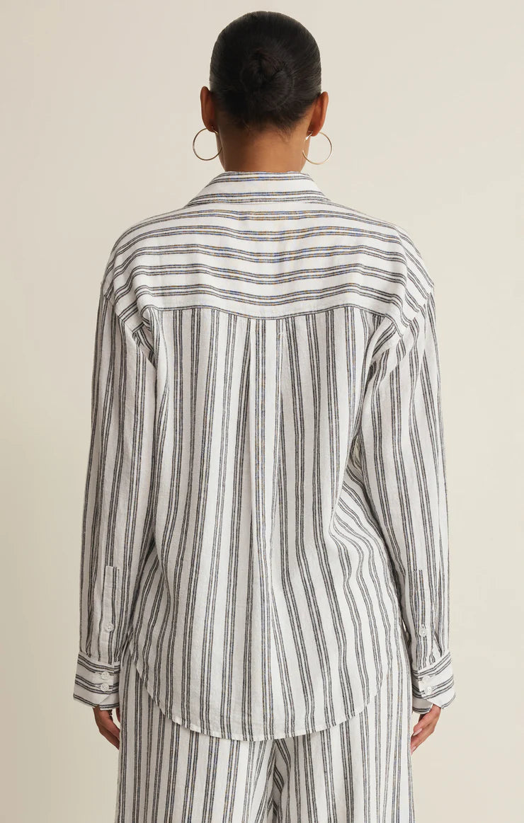 Z Supply The Perfect Striped Button Up