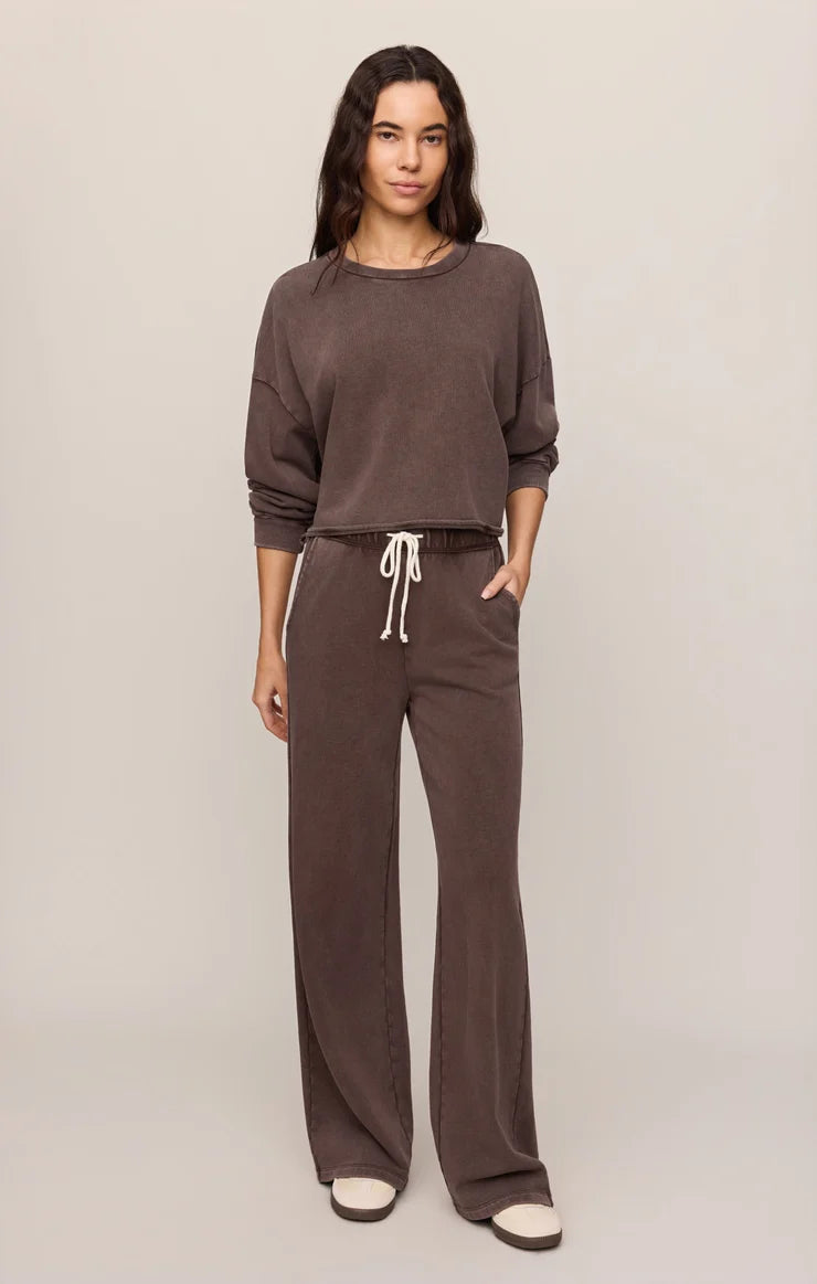 Z Supply - Circuit Sweatshirt - Dark Chocolate