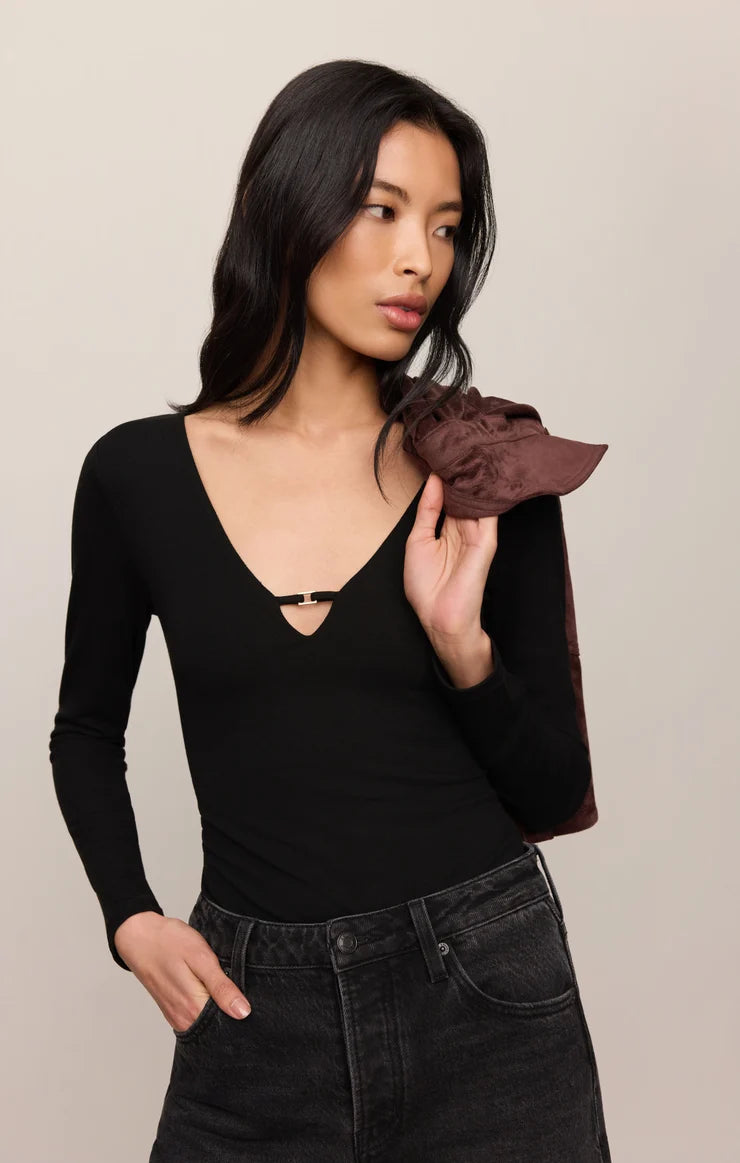 Z Supply - Ginger Bodysuit - Black