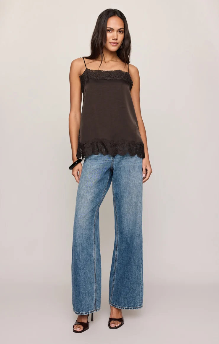 Z Supply - Roselle Lace Cami - Cocoa Bean