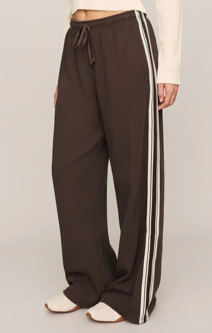 Z Supply Breakaway Track Pant - Dark Chocolate