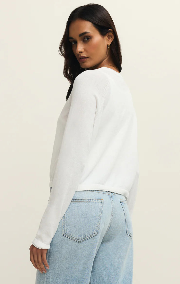Z Supply The Perfect Layer Cardigan - White
