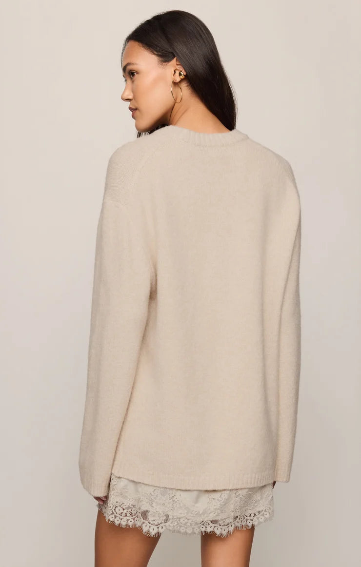 Z Supply - Chill Mode Sweater - Frosted Pearl