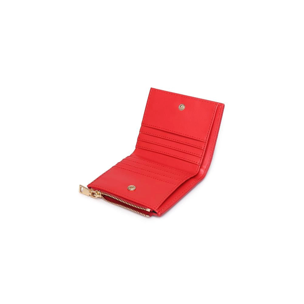 Amelie Woven Card Holder - Red