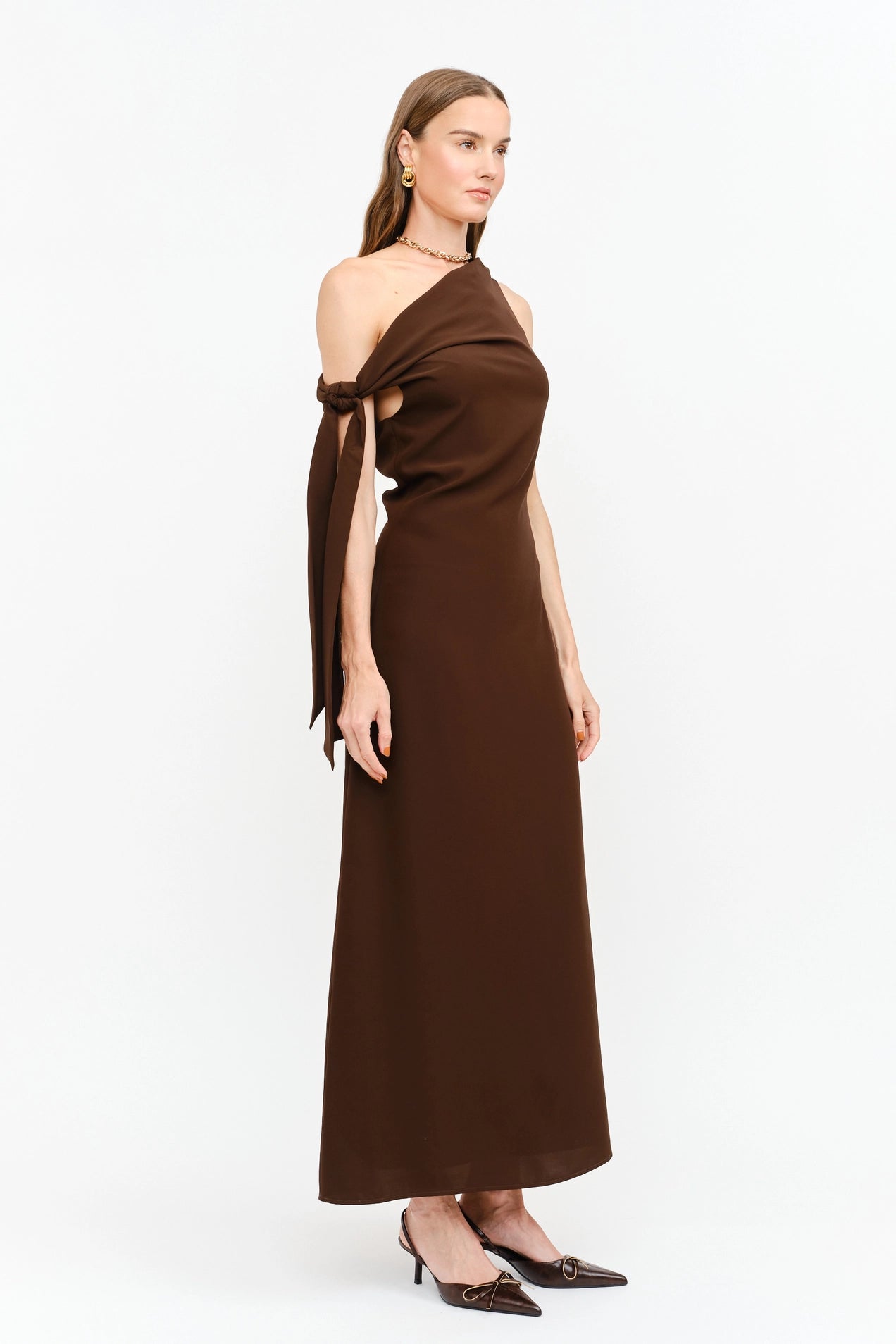 Remie Maxi Dress - Brown