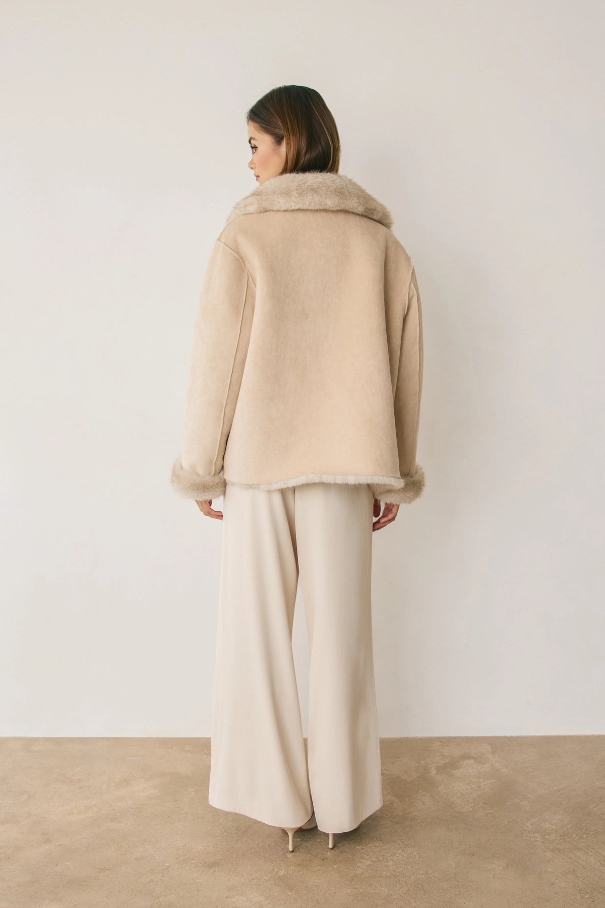 Reversible Faux Shearling Jacket