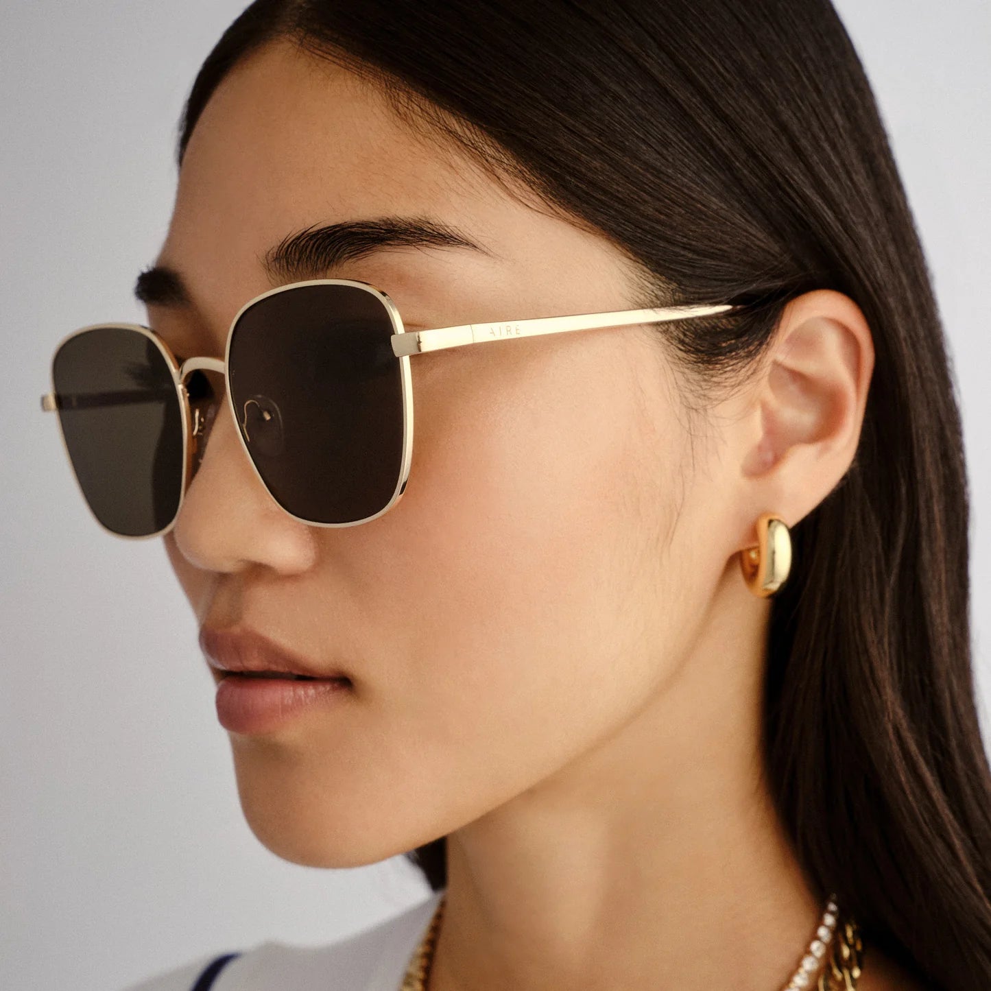 Spiral Sunglasses - Gold