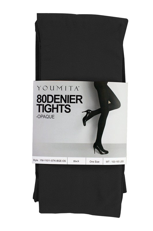 Non-Run Opaque Tights