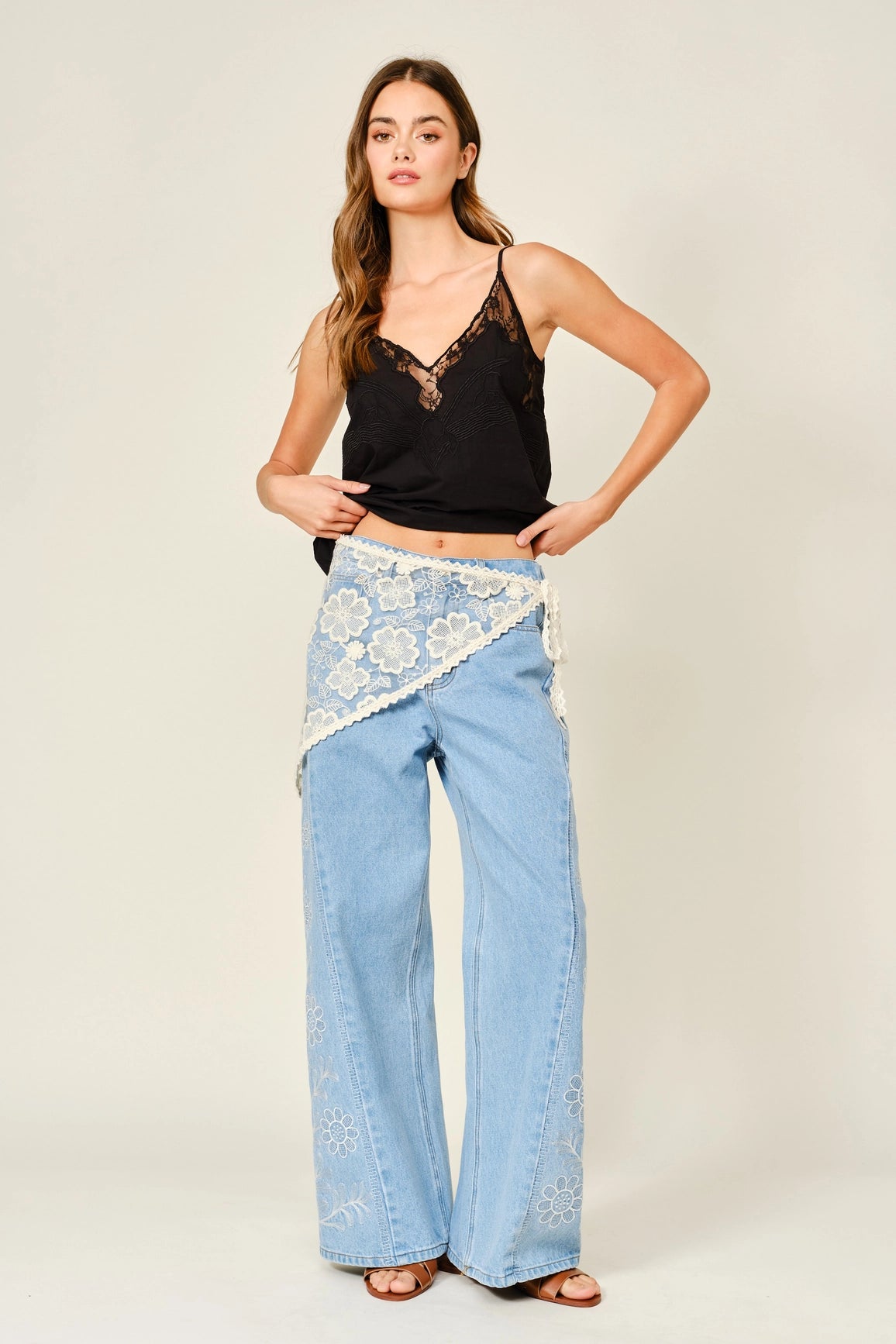 Lace Wrap Scarf Skirt