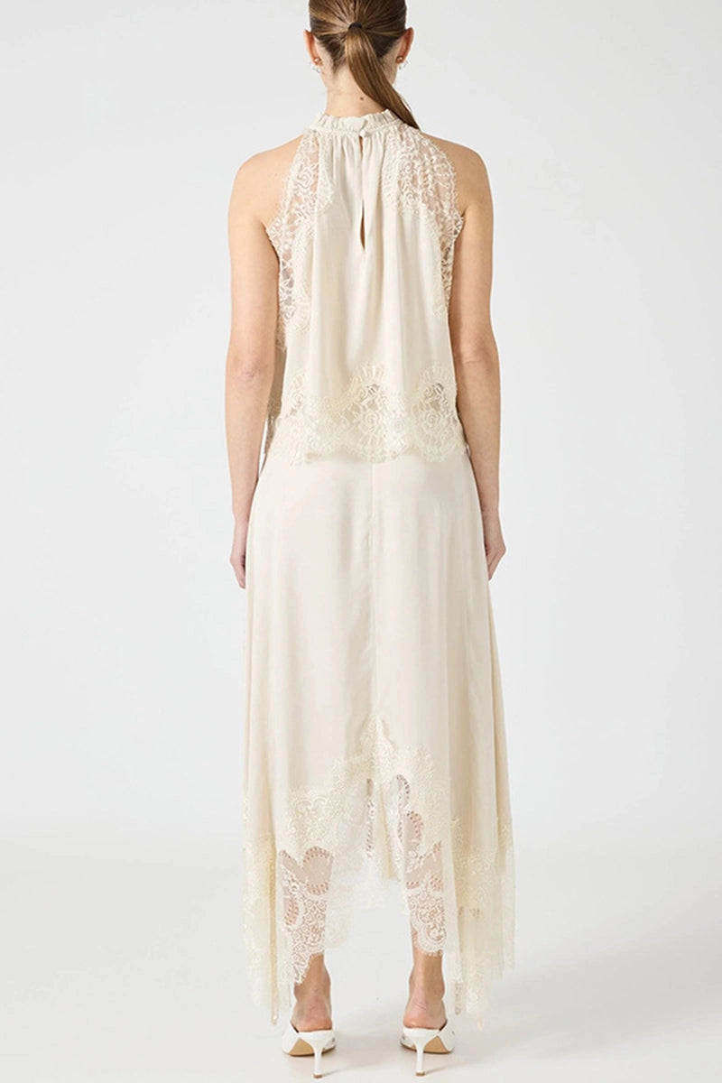 Satin Lace Matching Set
