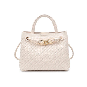 Blakely Woven Crossbody Bag - Ivory