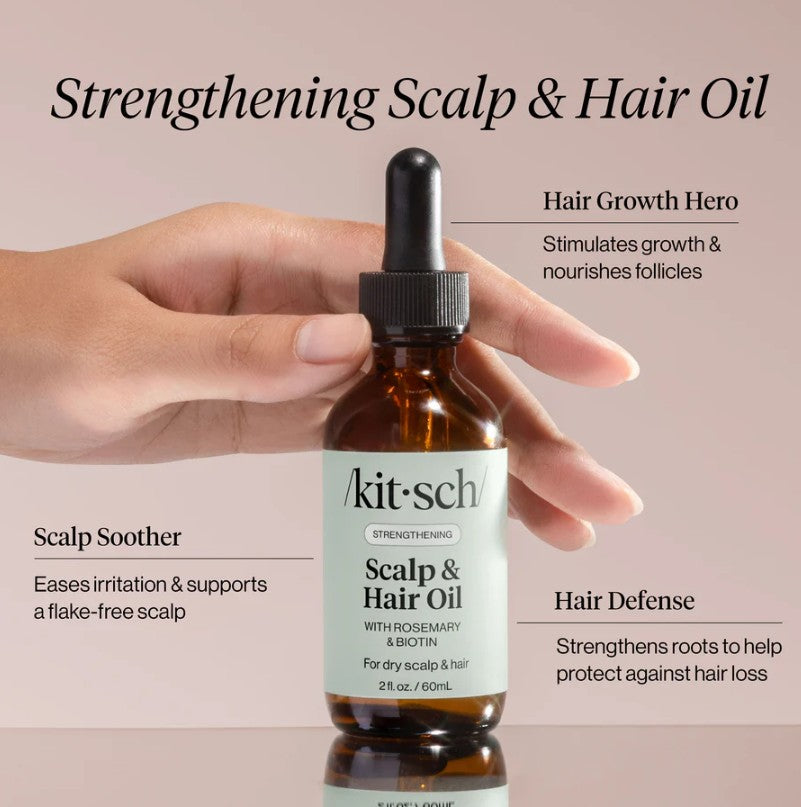 KITSCH Strengthening Hair & Scalp Oil - Rosemary & Biotin