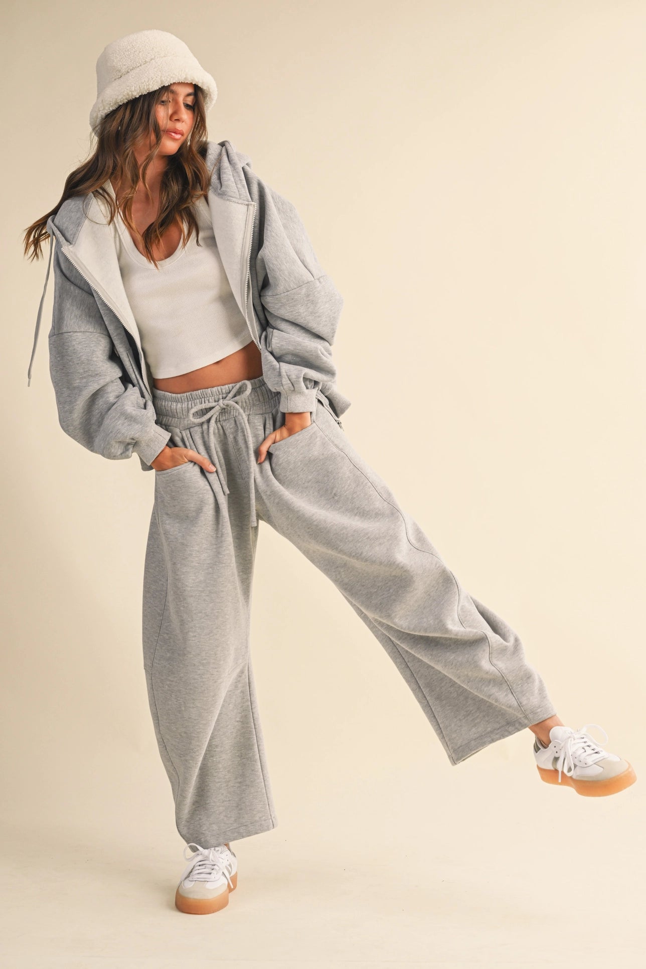 Barrel Sweatpants - Heather Grey
