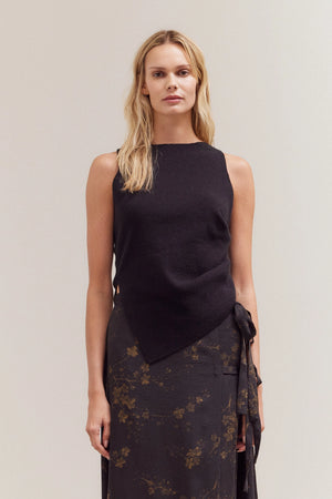 Chloe Shirred Tank Top